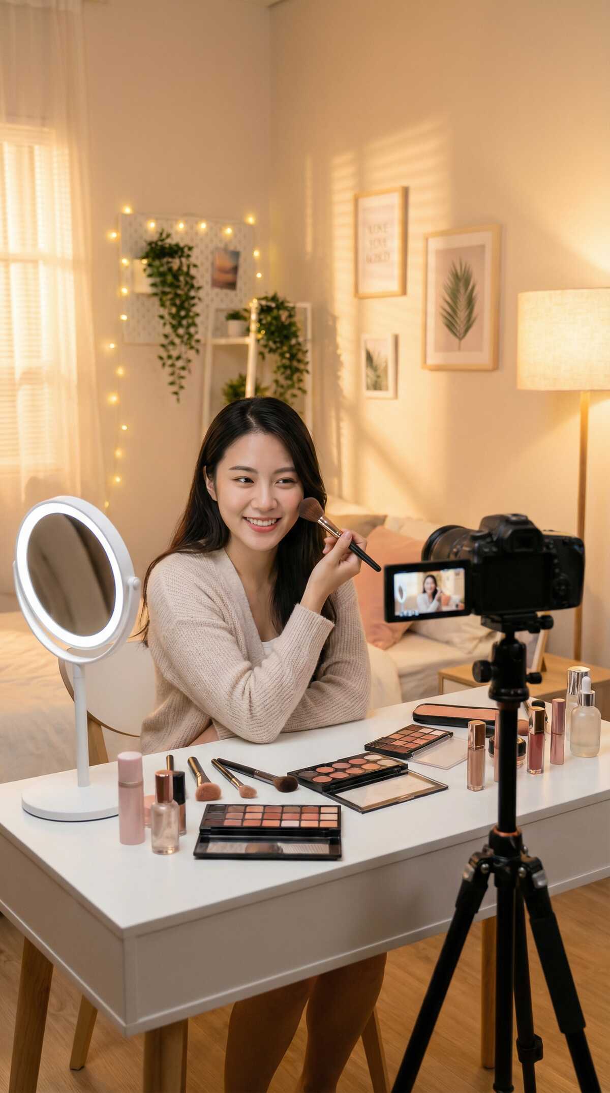 糖心vlog美妆视频